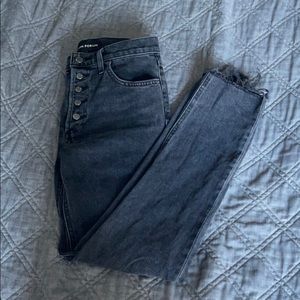 Slim High Rise Black Jeans
